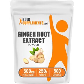 plksupplements.com مسحوق استخراج جذر الزنجبيل - ملحق الزنجبيل ، مسحوق جذر الزنجبيل - ملحق الأعشاب ، خالي من الغلوتين ، 500 ملغ لكل وجبة ، 500 جرام (1.1 رطل) (حزمة 1)