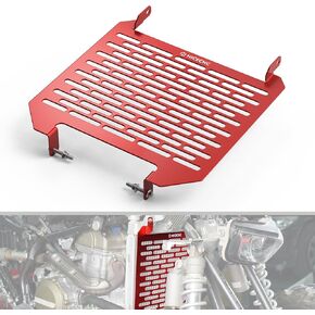 Aluminum Radiator Guard Compatible with Honda TRX450R 2010-2014,TRX450R Kick Start 2006 2007 2008 2009 2012,TRX450ER Electric Start 2006-2009 2011-2014 Red,Replacement for 19010-HP1-601