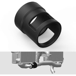 Black Radiator Hose Protection Cover Compatible with KTM EXC/EXCF/EXC TPI/EXCF SIX Days 150-500 2020 2021 2022 2023 Compatible with Husqvarna FE/TE/TEi 150-501 2020-2023 See Fitment