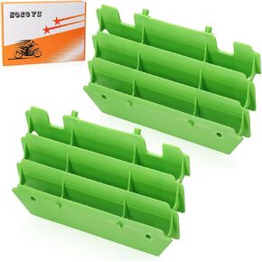 Green Radiator Shrouds Guard Set for Kawasaki KX125 KX250 1994-2005