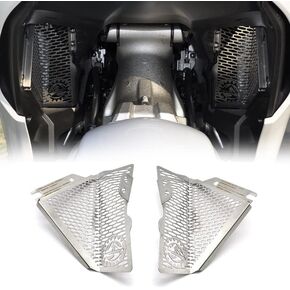 PANICAL Radiator Front Water Tank Protective Cover Grid Net Water Tank Protective Net for Honda Gold Wing GL1800 F6B 2018-2024 SUS304 Stainless Steel (Sliver)