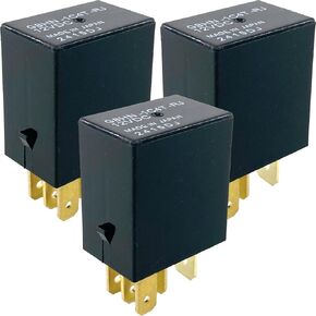 3-Pack G8HN-1C4T-RJ Relay - 40A 12VDC 5-Pin SPDT Automotive Relay - Fixes Battery Cutoff Failures & P069E Errors