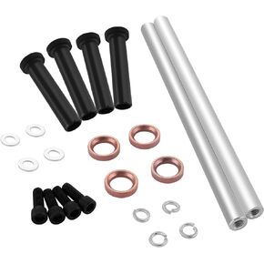 Front Lower A-Arm Bushing Kit, Compatible with Polaris Sportsman 400 500 570 600 700 800 Trail Blazer 250 330 Trail Boss Scrambler 500 Magnum A Arm Bushings Shaft Kit