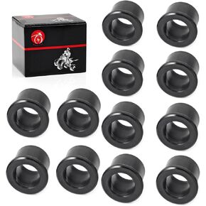 12pcs A-Arm Bushing Rebuild Kit Compatible with Yamaha YFZ450 Raptor 125 250 660 700 Banshee 350 YFZ350 Blaster 200 YFS200 Grizzly 125 90381-15088-00