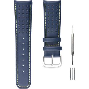 Leather Watch Band Compatible for Citizen Eco-Drive 23mm E168 B740 B741 BJ2110 BJ2111 BJ2115 BJ2117 BJ2118 BJ2119 BN0085 Strap Replacement for men and women wirst watchband
