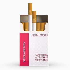 Honeyrose Strawberry - Tobacco & Nicotine الحرة السجائر العشبية ، مصنوعة في إنجلترا ، شحن مجاني!