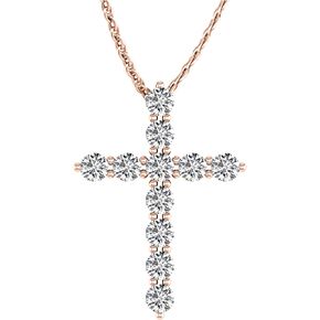 Houston Diamond District 1.50 Carat 14K Gold Cross Value Collection