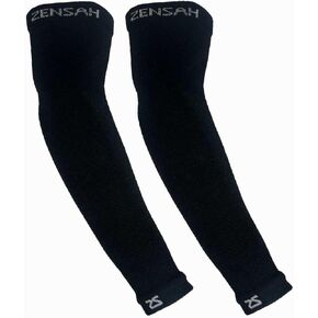 Zensah Alpaca Wool Compression Arm Warmers - Long Fingerless Sleeves, Thermal Arm Tights for Running, Cycling, Women and Men