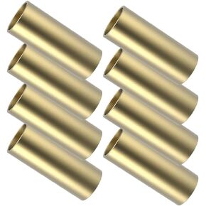 8-Piece Trailer Leaf Spring Bushing Kit Hook Ring Brass Bushing Trailer Axle Bushing Tool for Trailer Axle Replacement Double Head Springs, ID 9/16" OD 11/16"