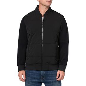 BOSS Men's Jersey Blend Nylon Lightweight Jacket
