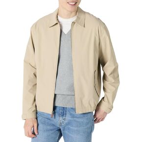 Amazon Essentials Men مريح للوزن خفيف الوزن سترة القاذفة zip-up