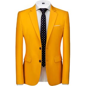 MOGU Men's Slim Fit Sport Coat Blazer Casual Formal Suit Jacket for Party Business Wedding Prom and Homecoming
