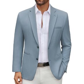COOFANDY Men's Casual Blazer Regular Fit Lightweight Two Button Sport Coat Suit Jacket