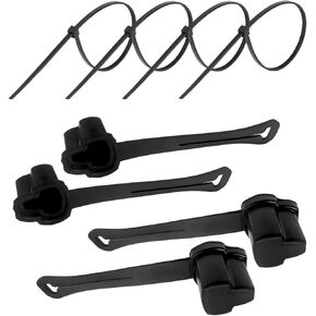 4 PCS 3 Prong Plug Protector, Electrical Plug Safety Cap for Engine Block Heater Cord, Weatherproof Outdoor Extension Cord End Cover Protector for 120-Volt Plugs