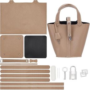 WADORN DIY PU LEATHER LEATHY BAC MATE ، PU LEATHER HANDLES MATER MATED MATIONINT