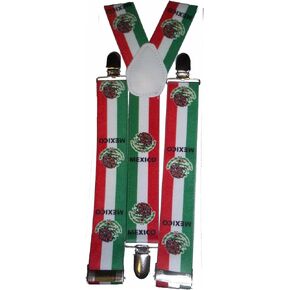 Flag Suspenders - MEXICO