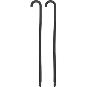قصب الرقص ، 2pcs الجدة العصي المسرحية العصي الساحرة الساحرة قصب الرعاة الموظفين عصا عصا التهديد ملحق الأزياء للبالغين للبالغين عيد ميلاد عيد الميلاد لباس.