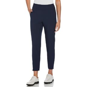 PGA TOUR Women's 27" Inseam-Stretch Woven Ankle Pants