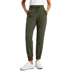 CRZ YOGA Lightweight Joggers for Women Workout Athletic Casual Lounge Travel Pants with Pockets Summer