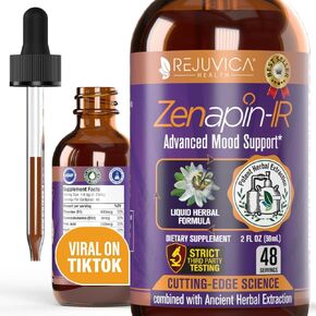 Rejuvica Health Advanced Mood Support Supplement - Liquid Delivery for Better Absorption - Tart Cherry, Chanca Piedra, Celery Seed, Ginger & More!