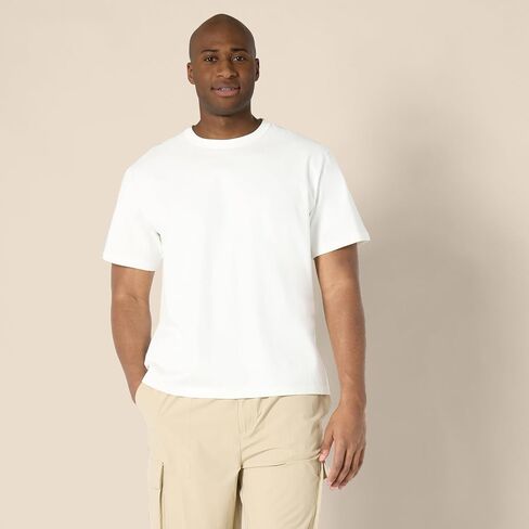 Amazon Essentials Men's Relaxed-Fit Heavyweight Cotton T-Shirt in Saudi Arabia