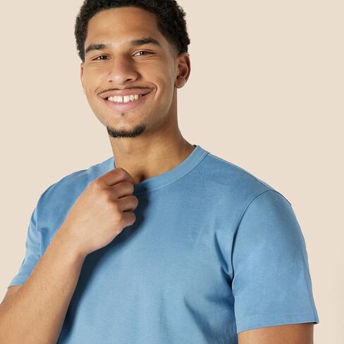 Amazon Essentials Men's Relaxed-Fit Heavyweight Cotton T-Shirt in Saudi Arabia