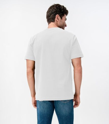 DAVID ARCHY Men's Heavyweight T-Shirt 260g Cotton Sorona Moisture-Wicking Shirts Stretch Side Slit Tees for Men 1-Pack in Kuwait