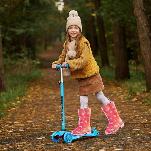Nickelodeon Paw Patrol Girls' Waterproof PVC Rain Boots with Easy-On Handles – Toddler & Little Kid Sizes in Kuwait