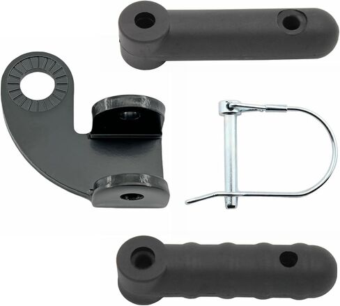 Bicycle Trailer Hitch Coupler Attachment and Flex Connector Kit for Burley Bike Trailers Compatible with Disc Brake and 12mm Thru Axle (Hitch and 2 differnt Connector) in Saudi Arabia