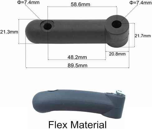 Bicycle Trailer Hitch Coupler Attachment and Flex Connector Kit for Burley Bike Trailers Compatible with Disc Brake and 12mm Thru Axle (Hitch and 2 differnt Connector) in Saudi Arabia