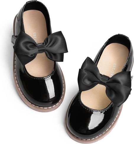 أحذية SHOESLOCKER TODDLER Girl Dress Shoes-Little Girl Mary Jane Shoes Party حفل زفاف عارضًا ناعمًا المشي in Kuwait