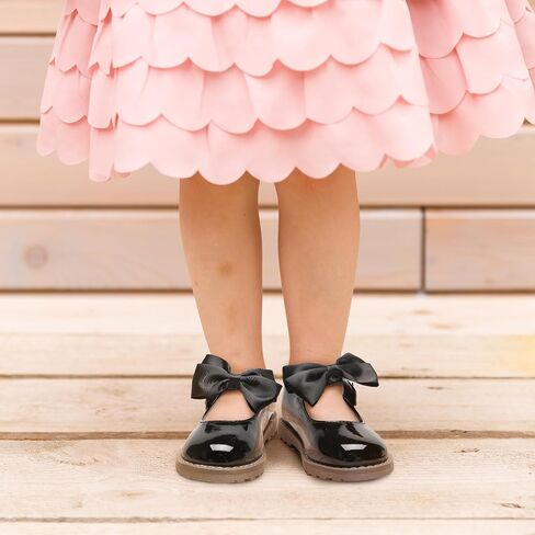 أحذية SHOESLOCKER TODDLER Girl Dress Shoes-Little Girl Mary Jane Shoes Party حفل زفاف عارضًا ناعمًا المشي in Kuwait