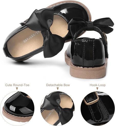 أحذية SHOESLOCKER TODDLER Girl Dress Shoes-Little Girl Mary Jane Shoes Party حفل زفاف عارضًا ناعمًا المشي in Kuwait