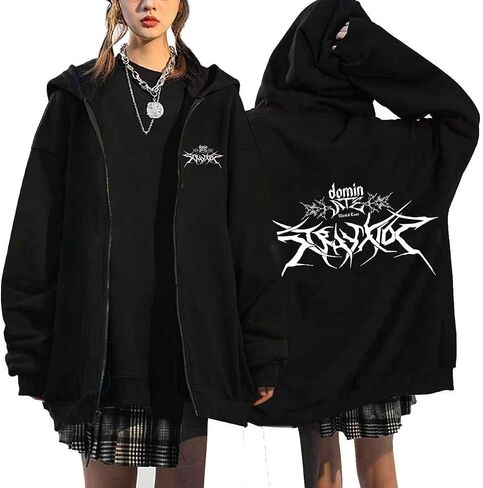 KPOP Stray Kids ألبوم جديد Ate Hoodie Jacket Felix Hyunjin Bangchan Leeknow Minho World Tour zippered Sweatershirt Screet in Kuwait