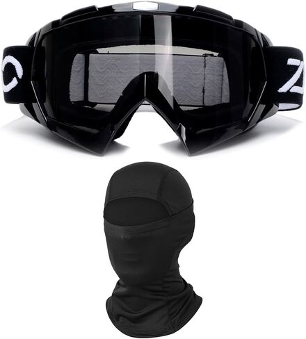 ATV Goggles with Balaclava face Mask for Men Women and Youth, Dirt Bike Motorcycle Motocross Riding Ski Goggles in Saudi Arabia