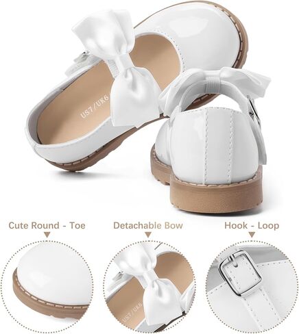 أحذية SHOESLOCKER TODDLER Girl Dress Shoes-Little Girl Mary Jane Shoes Party حفل زفاف عارضًا ناعمًا المشي in Kuwait