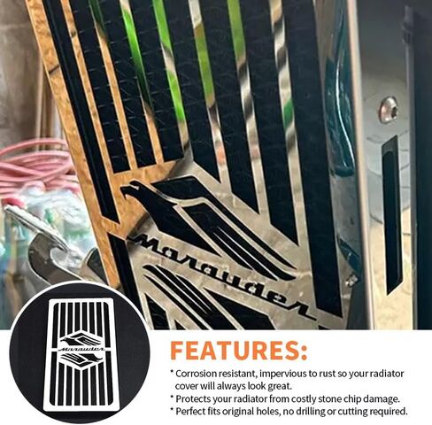 New Radiator Cover Guard Grill Grille Shrouds Cooler Protector Compatible with Suzuki Marauder VZ800 VZ 800 1997-2003 (VZ800A) in Saudi Arabia
