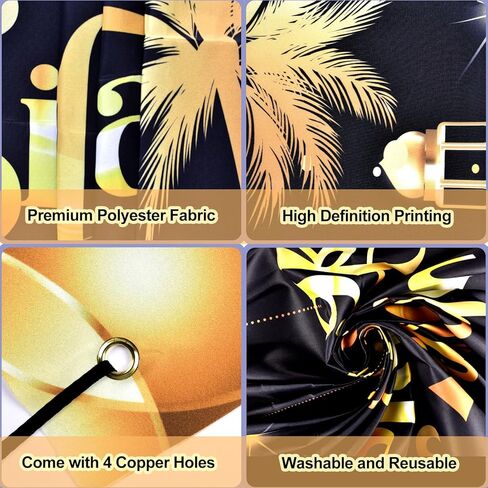 2 في 1 رمضان عيد مبارك بانر مع مون نجم فانوس ، ورمضان قبل المترونغ معلقة لمهرجان عيد رمضان الإسلامي ، الذهب جيلتير in Kuwait