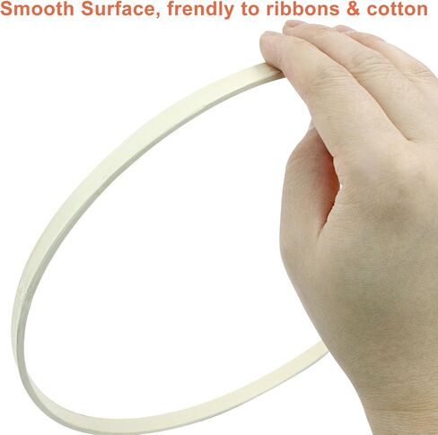 Hitefu 6 Packs 12 Inch Bamboo Floral Rings ، أطواق تطريز خشبية كبيرة للحرف اليدوية ، وحلم الماسك ، وحفل الزفاف ، والاسترداد (30 سم) in Kuwait