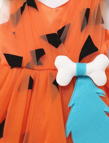 IMEKIS Toddler Girls Tulle Dress Headband Strawberry Cow Tutu Birthday Party Outfit Cake Smash Photo Shoot 1-6T in Kuwait