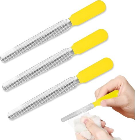 NIIIYTYB 3Pcs Dog Nail File Professional Metal Emery Boards for Dogs Cats Nail Grooming Tool for Smoothing Rough Edges Pet Filer for Large Small Breeds Puppies Toenails Safe Effective in Kuwait