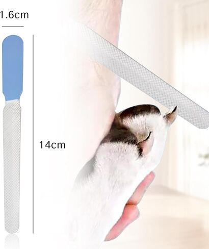 NIIIYTYB 3Pcs Dog Nail File Professional Metal Emery Boards for Dogs Cats Nail Grooming Tool for Smoothing Rough Edges Pet Filer for Large Small Breeds Puppies Toenails Safe Effective in Kuwait