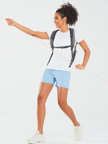ALLZERO Women's Running Shorts 5" Quick Dry Lightweight Athletic Workout Shorts with Zip Pockets Hiking in Kuwait