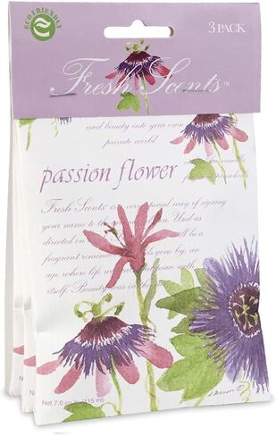 Willowbrook | Fresh Scents Scented Sachet Packet | White Cotton | Air Freshener Bags for Drawers, Closets, Cars | 3 Pack | Long Lasting Home Fragrance in Kuwait