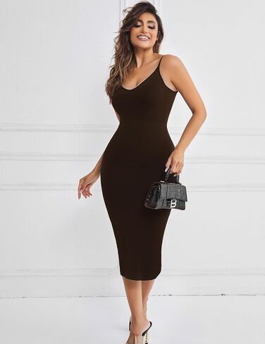 Tummy Control Shapewear Slip for Under Dresses Womems Full Slips Seamless Body Shaper in Kuwait