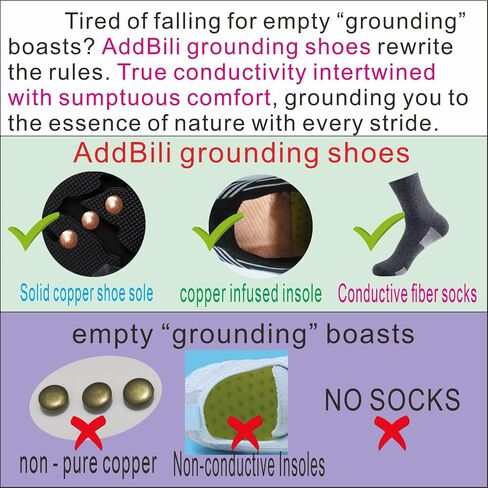 Grounding Shoes with Copper Grounded Footwear Barefoot Shoes Effectively Soft Comfortable in Saudi Arabia