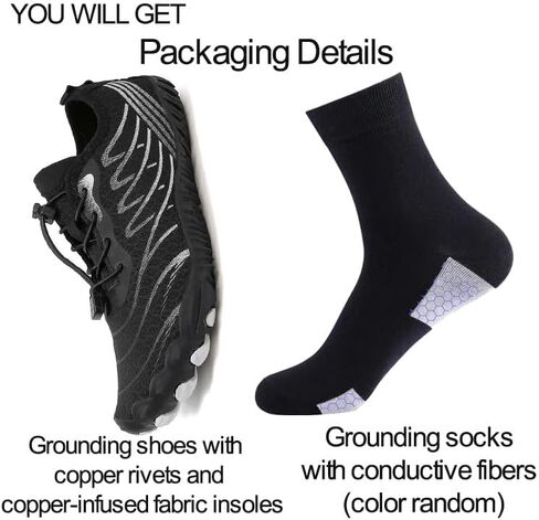 Grounding Shoes with Copper Grounded Footwear Barefoot Shoes Effectively Soft Comfortable in Saudi Arabia