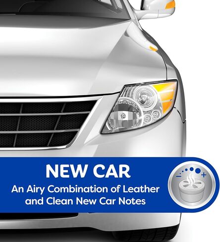 Refresh Your Car! Air Freshener, Odor Eliminator, Scented Gel Can, Fresh Linen Scent, 4.5 Oz in Saudi Arabia