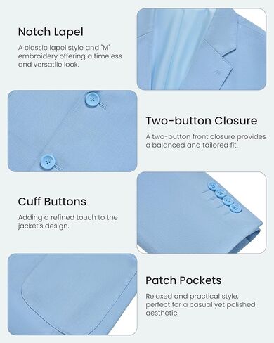 MAGE MALE Mens Blazer Casual Linen Sport Coat Lightweight Two Buttons Suit Jackets in Saudi Arabia