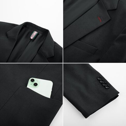 PJ PAUL JONES Men's Linen Casual Blazer Sport Coats Lightweight One Button Suit Jacket for Summer in Kuwait